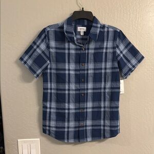 Blue Plaid Men's Shirt